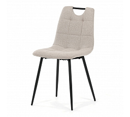 Jídelní židle, béžová, látka, DCL-V2017 CRM2