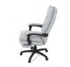 Kancelářské křeslo, synchronní mechanismus, stříbrná látka, KA-Y350 SIL