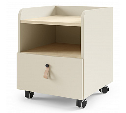 SALERNO SA-17 gurulós konténer, Macadamia/Mavelie Tölgy