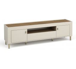 MOSSA MO8 TV-szekrény, Kaschmir/Whisky Tölgy