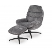 DARIO fotel lábtartóval, Szürke