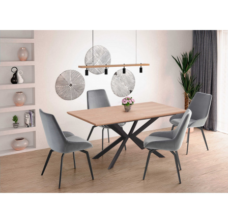 Étkezőasztal LEGARTO, természetes tölgy