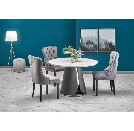 REMIGIO étkezőasztal, fehér márvány