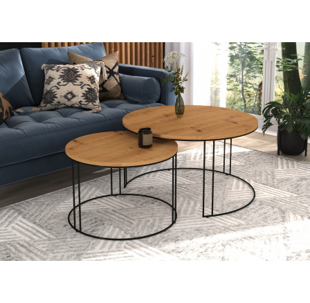 Konferenciasztal 2 az 1-ben ETTA Fekete+Artisan