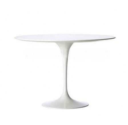 Fiber asztal o120 fehér MDF