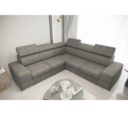 NAROŻNIK ROYAL MAX 286×286 - lewa , Odcienie szarości