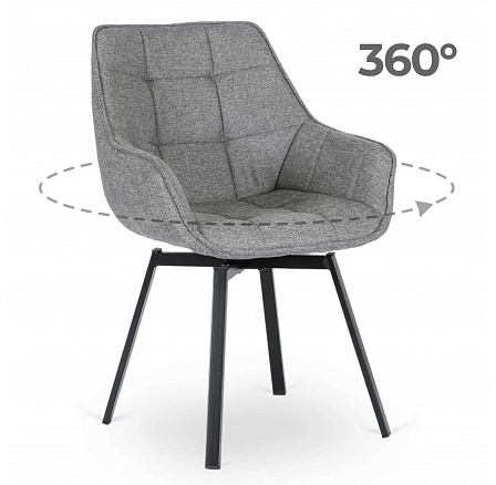 Krzesło Obrotowe LUNA 2 Szare