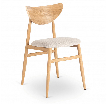 Krzesło BRAGA Dąb/Beż Krzesło BRAGA Dąb/Beż
