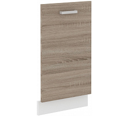 Dvířka na myčku bez panelu DAVIS - ZM 713x446, Bílá/Dub Sonoma Trufla