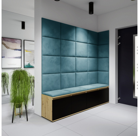 EMI 3 előszobafal, Trinity 13/Artisan+fekete