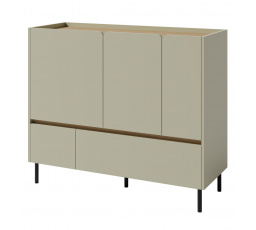 LUCA LC 8 komód, Eukaliptusz/Baltic Dune Tölgy