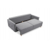 PASTELLA Kihúzható kanapé Sötétszürke, Queens 23