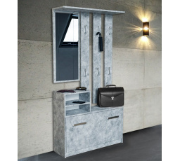 Předsíňová stěna Jantar beton