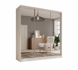 Tola 200 Gardróbszekrény Fehér+Fehér