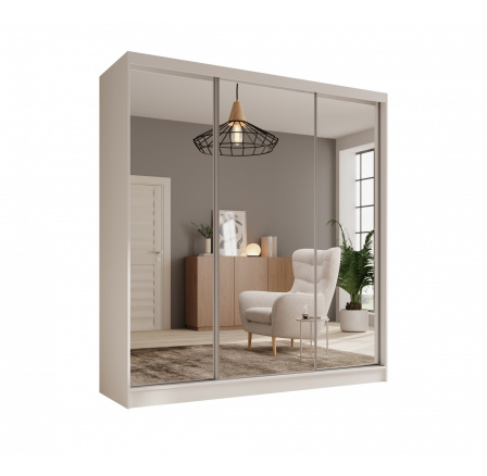 Tola 200 Gardróbszekrény Fehér+Fehér