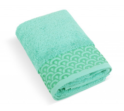 Froté osuška Krajka 70x140cm 500g tyrkysová