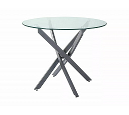 AGIS étkezőasztal, Átlátszó/Matt fekete