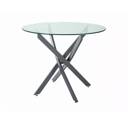 AGIS étkezőasztal, Átlátszó/Matt fekete