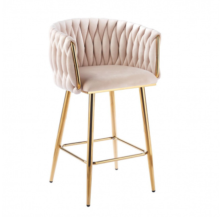 H7-FX (G) bárszék, Bézs / Arany