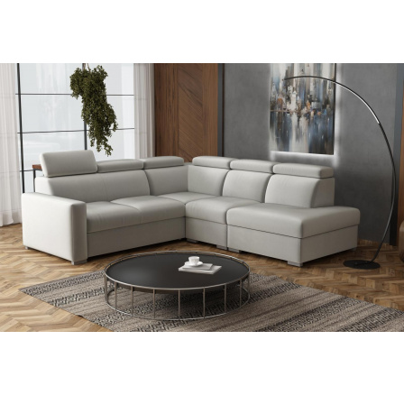 Sedací souprava Petrit VIII pravá Paros světle šedá