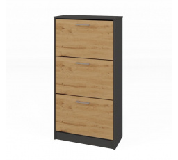 Botník Pura antracit/dub artisan