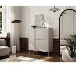 TRESSE 4D komód, bézs