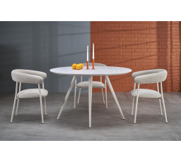 ARAMIS étkezőasztal, Lastrico/Fehér