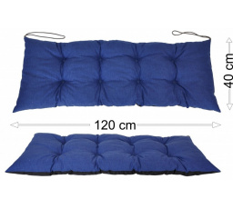 Podsedák 120x40 tmavě modrý melír