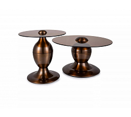 CASSIE dohányzóasztal, FI70 FI50 / réznyomat