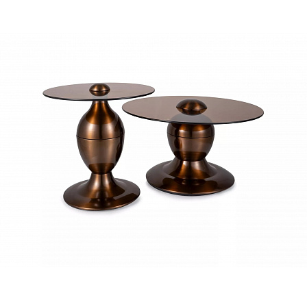 CASSIE dohányzóasztal, FI70 FI50 / réznyomat