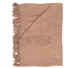 Waffle ágytakaró/ takaró okkersárga 150x200 cm