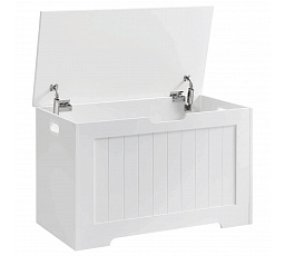 Úložný box, mdf, bílá, ABO-E1011 WT