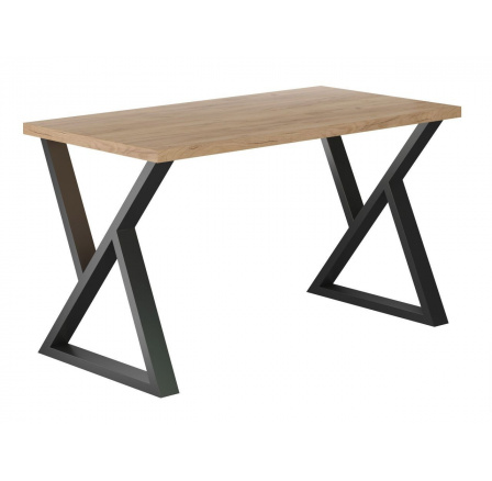 SLEVA EXPO -10% 14-ig.08 ! Asztal arany tölgy craft + X60 lábak 67x128 STB-FXJG / X60