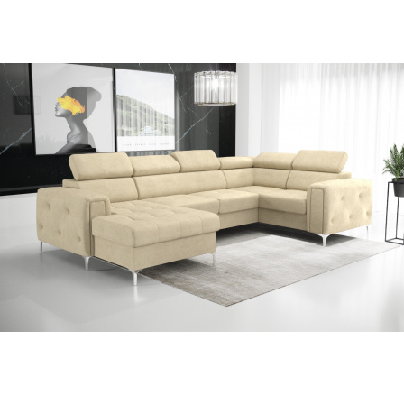 NAROŻNIK ORION MAX III Z FUNKCJĄ SPANIA 165x320x185 CM (odcienie beżu) ST06 - szybka wysyłka NAROŻNIK ORION MAX III Z FUNKCJĄ SPANIA 165x320x185 CM (odcienie beżu) ST06 - szybka wysyłka