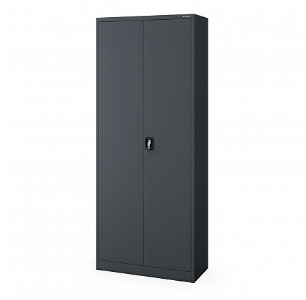 Magas fém irodai iratszekrény, antracit, 900x2200x400 mm: JAN H2200 Magas fém irodai iratszekrény, antracit, 900x2200x400 mm: JAN H2200