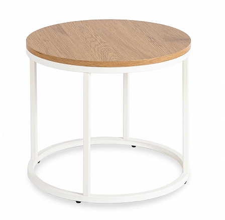 Stolik ANN Dąb/Biały