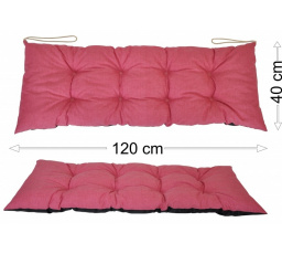 Podsedák 120x40 malinový melír