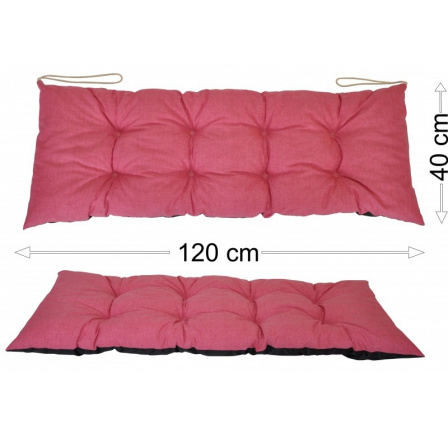 Podsedák 120x40 malinový melír