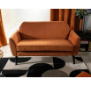SOFA MENA VELVET CYNAMON BLUVEL 4215 / WENGE