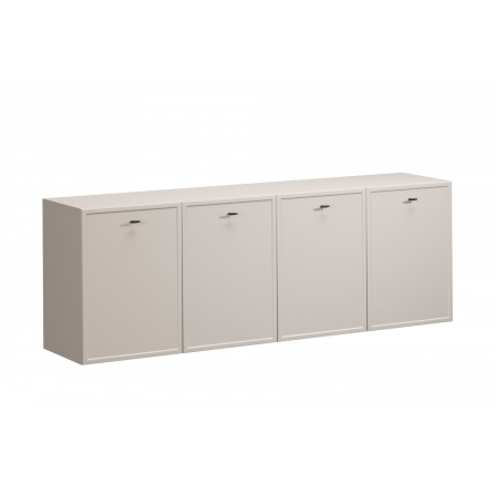 LORINI KOMODA 200 4D - cashmere / T-bar czarny / wisząca LORINI KOMODA 200 4D - cashmere / T-bar czarny / wisząca