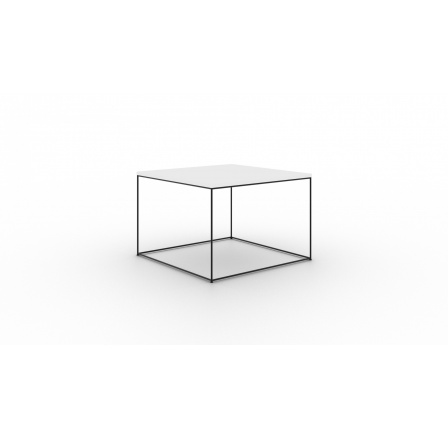 Roni Dohányzóasztal Fekete+Fehér Fényes