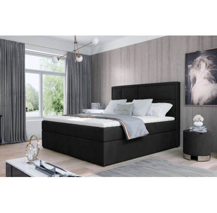 Kárpitozott kontinentális ágy - boxspring MERON, 160x200, Mat Velvet 99 Kárpitozott kontinentális ágy - boxspring MERON, 160x200, Mat Velvet 99