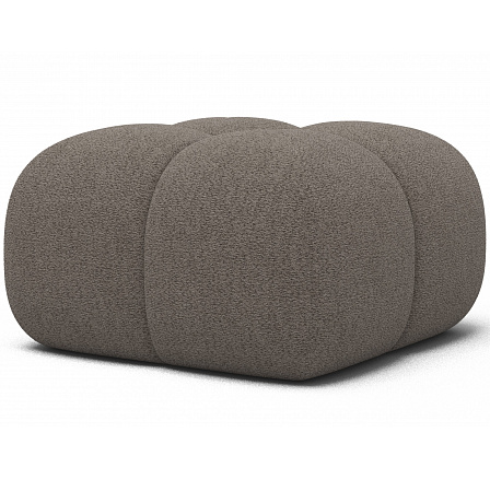 Kárpitozott puff Covio, barna buklé Royal 20 85x52 Kárpitozott puff Covio, barna buklé Royal 20 85x52