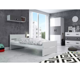 BARTEK PARTEROWE RAMA BIAŁY BEZ SZUFLADY 90 X 200 KPL