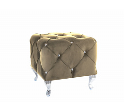 HESTIA K puff, bézs BLUVEL 28/ezüst