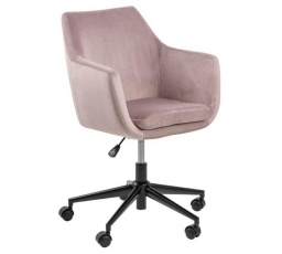 Nora VIC rózsaszín gurulós irodai szék