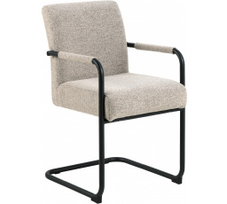 Adele bézs karosszék karfákkal