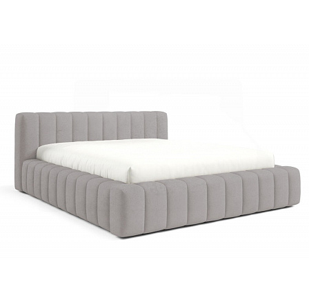 GINO ágy fa keretben léccel, 160x200, Velluto 16