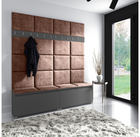 EMI 4 előszobafal, Trinity 07/Grafit