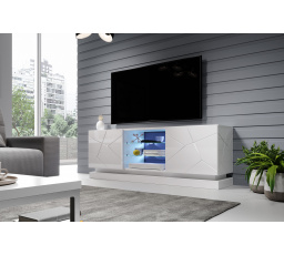 TV komód QIU 160, Fényes fehér